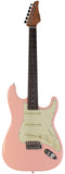 Suhr Select Classic S Guitar, Roasted Flamed Neck, Shell Pink, Rosewood