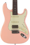Suhr Select Classic S HSS Guitar, Roasted Flamed Neck, Shell Pink, Rosewood