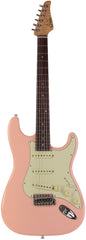 Suhr Select Classic S Guitar, Roasted Flamed Neck, Shell Pink, Rosewood