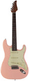 Suhr Select Classic S Guitar, Roasted Flamed Neck, Shell Pink, Rosewood