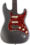 Suhr Select Classic S HSS Guitar, Roasted Flamed Neck, Charcoal Frost Metallic, Rosewood