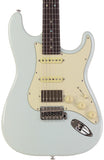 Suhr Select Classic S HSS Guitar, Roasted Flamed Neck, Sonic Blue, Rosewood
