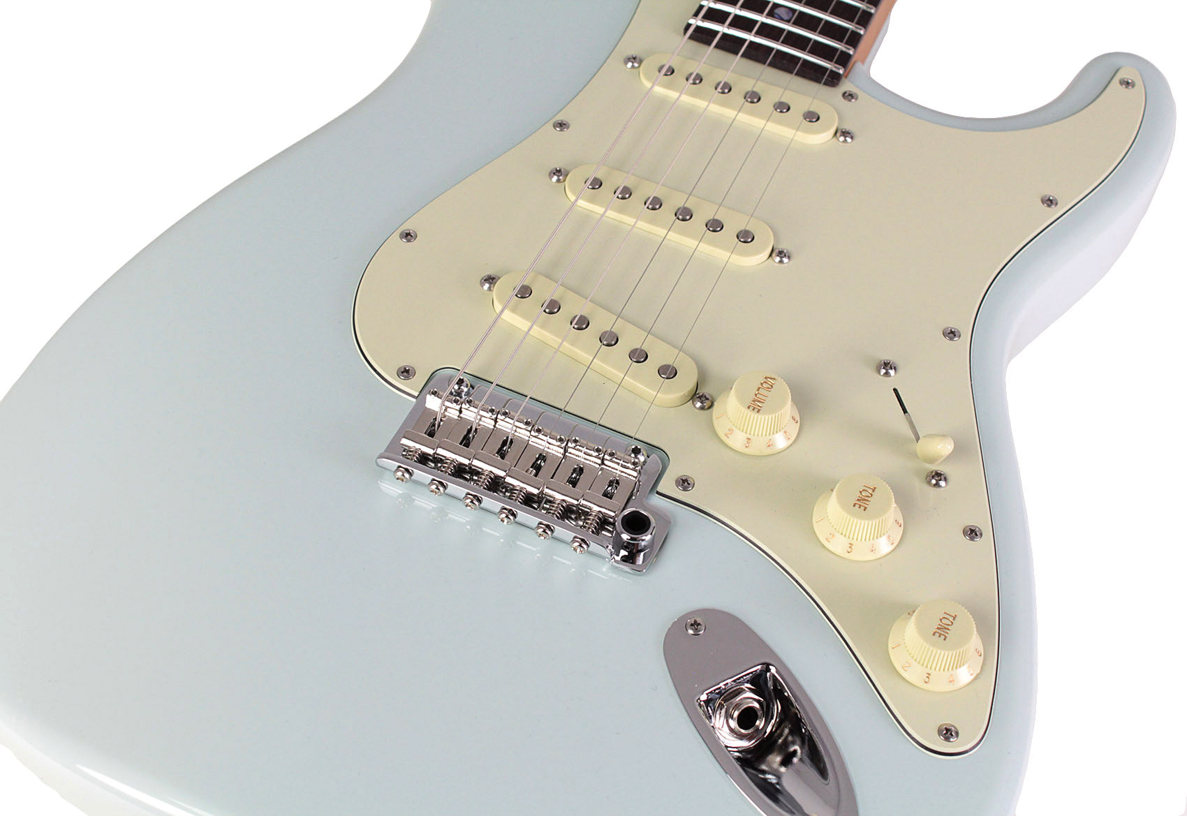 Classic Select Suhr Select Classic S Guitar, Roasted Flamed Neck, Sonic Blue, Rosewoo ...