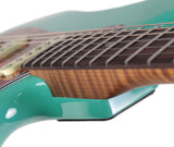 Suhr Select Classic S Guitar, Roasted Flamed Neck, Seafoam Green, Rosewood