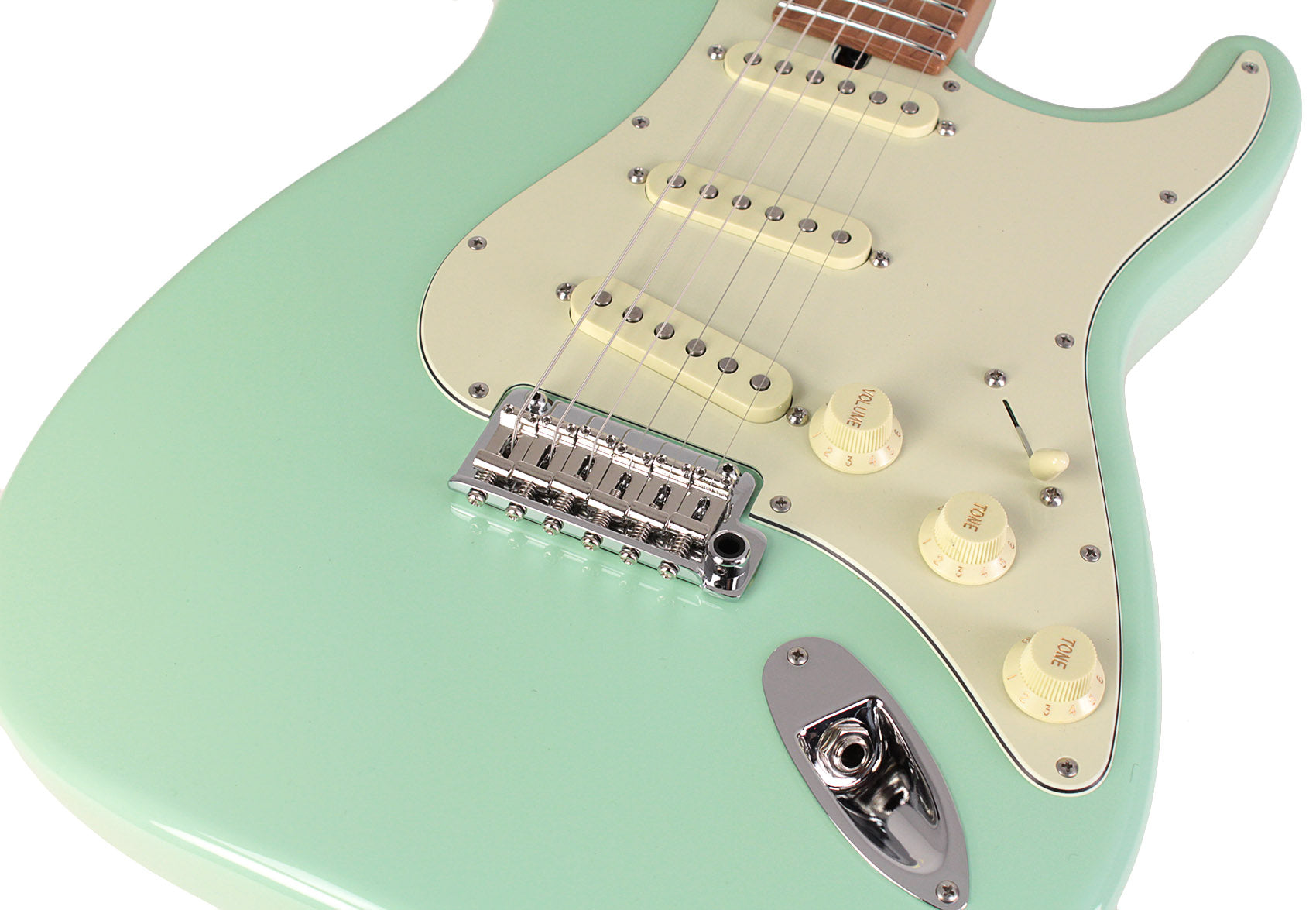 Suhr Select Classic S Guitar, Roasted Flamed Neck, Surf Green 