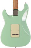 Suhr Select Classic S HSS Guitar, Roasted Flamed Neck, Surf Green, Rosewood