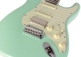 Suhr Select Classic S HSS Guitar, Roasted Flamed Neck, Surf Green, Rosewood