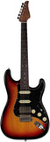 Suhr Select Classic S HSS Guitar, Roasted Flamed Neck, 3 Tone Burst, Rosewood