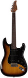 Suhr Select Classic S Guitar, Roasted Flamed Neck, Tobacco Burst, Rosewood