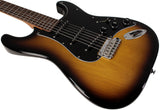 Suhr Select Classic S Guitar, Roasted Flamed Neck, Tobacco Burst, Rosewood