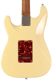 Suhr Select Classic S HSS Guitar, Roasted Flamed Neck, Vintage White, Rosewood