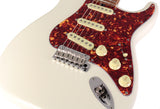 Suhr Select Classic S Guitar, Roasted Flamed Neck, Olympic White, Maple