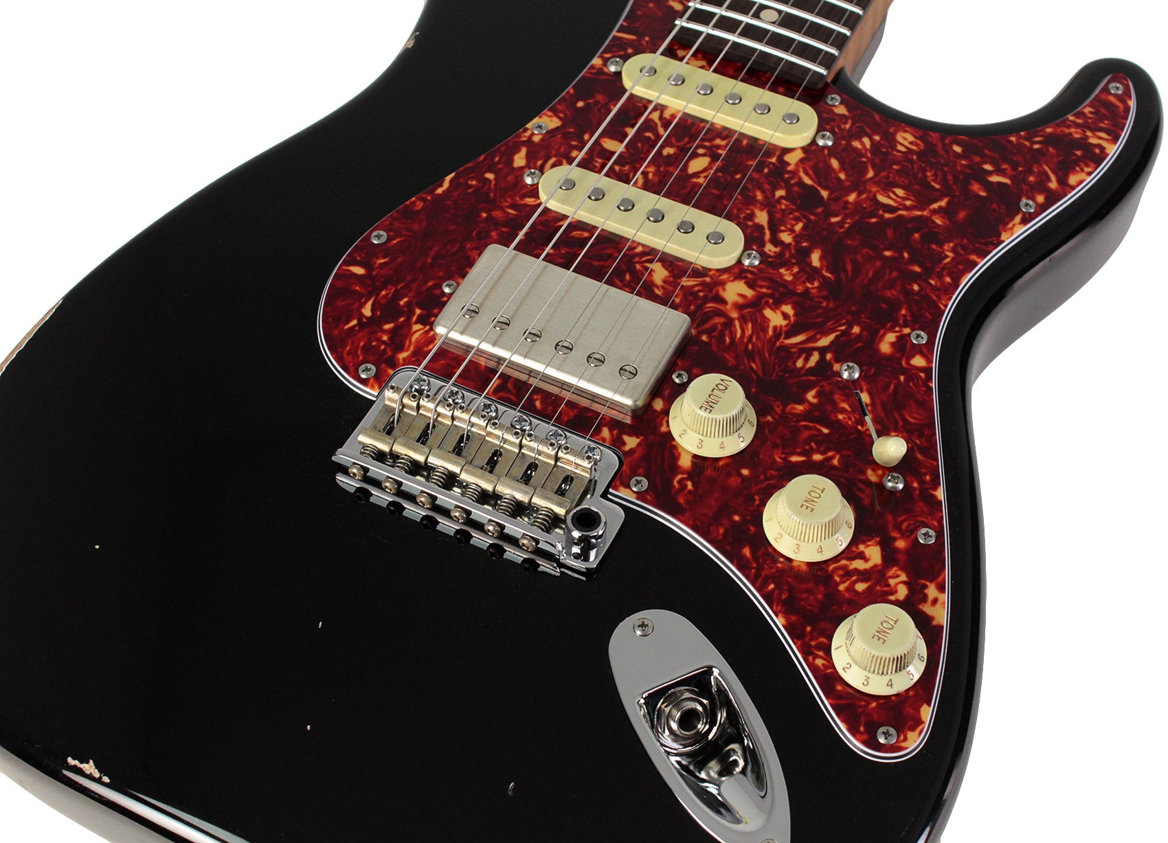 Suhr Select Classic S Antique HSS Guitar, Roasted Flamed Neck