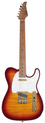 Suhr Classic T Deluxe Guitar, Limited Edition, Aged Cherry Burst