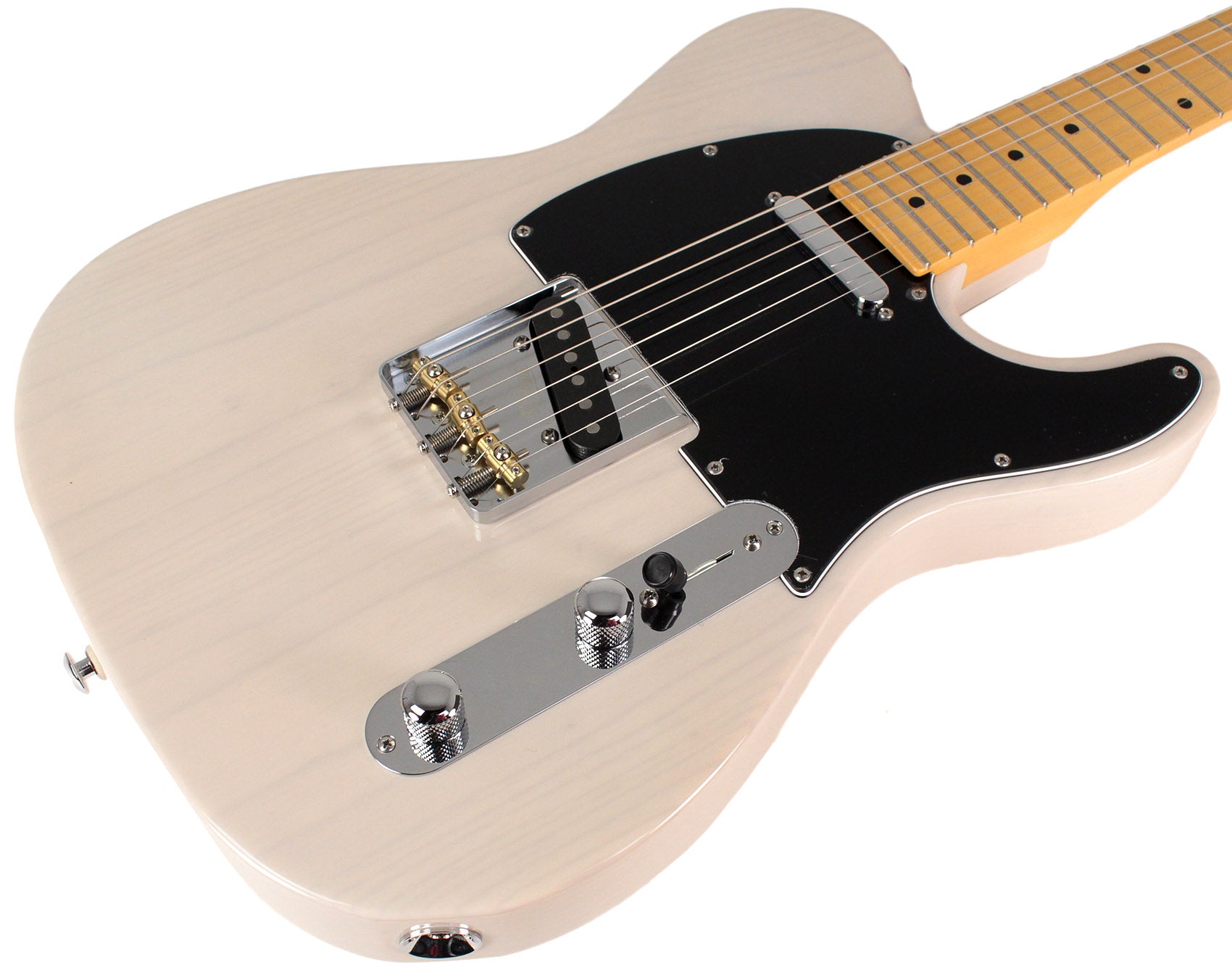 Suhr Classic T Guitar, Swamp Ash, Trans White | Humbucker Music