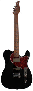 Suhr Select Classic T HH Guitar, Roasted Flamed Neck, Black