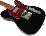 Suhr Select Classic T HS Roasted, Flamed, Swamp Ash, Black, Hardshell