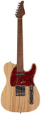 Suhr Select Classic T Roasted, Flamed, Swamp Ash, Natural Burst, Hardshell