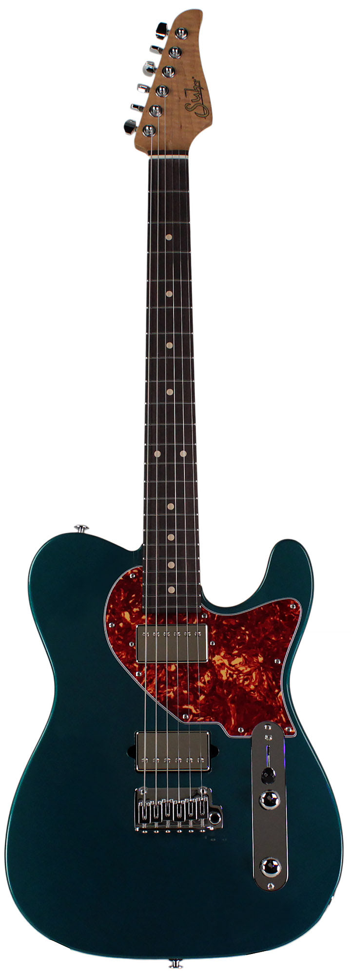 Suhr Classic T HH Roasted Select Guitar, Flamed, Rosewood, Ocean