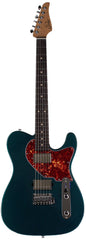 Suhr Classic T HH Roasted Select Guitar, Flamed, Rosewood, Ocean Turquoise