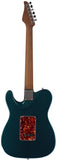 Suhr Classic T HH Roasted Select Guitar, Flamed, Rosewood, Ocean Turquoise