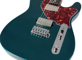 Suhr Classic T HH Roasted Select Guitar, Flamed, Rosewood, Ocean Turquoise