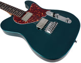 Suhr Classic T HH Roasted Select Guitar, Flamed, Rosewood, Ocean Turquoise