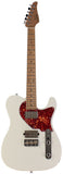 Suhr Select Classic T HH Guitar, Roasted Flamed Neck, Maple, Olympic White