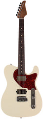 Suhr Select Classic T HH Guitar, Roasted Flamed Neck, Olympic White, Rosewood
