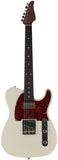 Suhr Classic T HS Roasted Select Guitar, Flamed, Rosewood, Olympic White