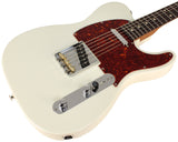 Suhr Select Classic T Guitar, Roasted Flamed Neck, Olympic White, Rosewood