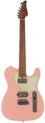 Suhr Select Classic T HH Guitar, Roasted Flamed Neck, Shell Pink