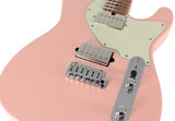 Suhr Select Classic T HH Guitar, Roasted Flamed Neck, Shell Pink