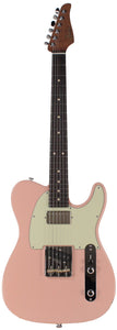 Suhr Select Classic T HS Guitar, Roasted Body and Neck, Flamed, Rosewood, Shell Pink