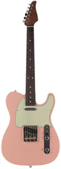 Suhr Classic T Roasted Select Guitar, Flamed, Rosewood, Shell Pink