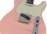 Suhr Classic T Roasted Select Guitar, Flamed, Rosewood, Shell Pink