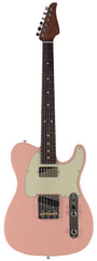 Suhr Select Classic T HS Guitar, Roasted Body and Neck, Flamed, Rosewood, Shell Pink