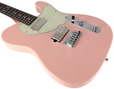 Suhr Classic T HH Roasted Select Guitar, Flamed, Rosewood, Shell Pink
