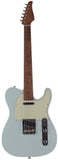 Suhr Classic T Roasted Select Guitar, Flamed, Maple, Sonic Blue