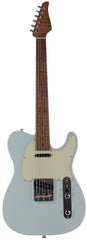 Suhr Classic T Roasted Select Guitar, Flamed, Maple, Sonic Blue