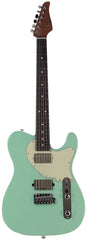 Suhr Classic T HH Roasted Select Guitar, Flamed, Rosewood, Surf Green