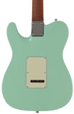 Suhr Classic T HH Roasted Select Guitar, Flamed, Rosewood, Surf Green