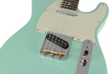Suhr Classic T Roasted Select Guitar, Flamed, Rosewood, Surf Green
