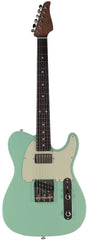 Suhr Select Classic T HS Guitar, Roasted Body and Neck, Flamed, Rosewood, Surf Green