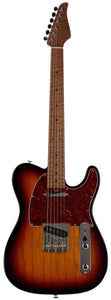Suhr Select Classic T Roasted, Flamed, Swamp Ash, 3-Tone Burst