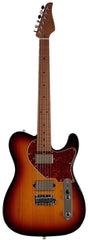 Suhr Select Classic T HH Guitar, Roasted Flamed Neck, 3-Tone Burst