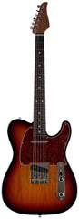 Suhr Select Classic T Guitar, Roasted Neck, 3-Tone Burst, Rosewood