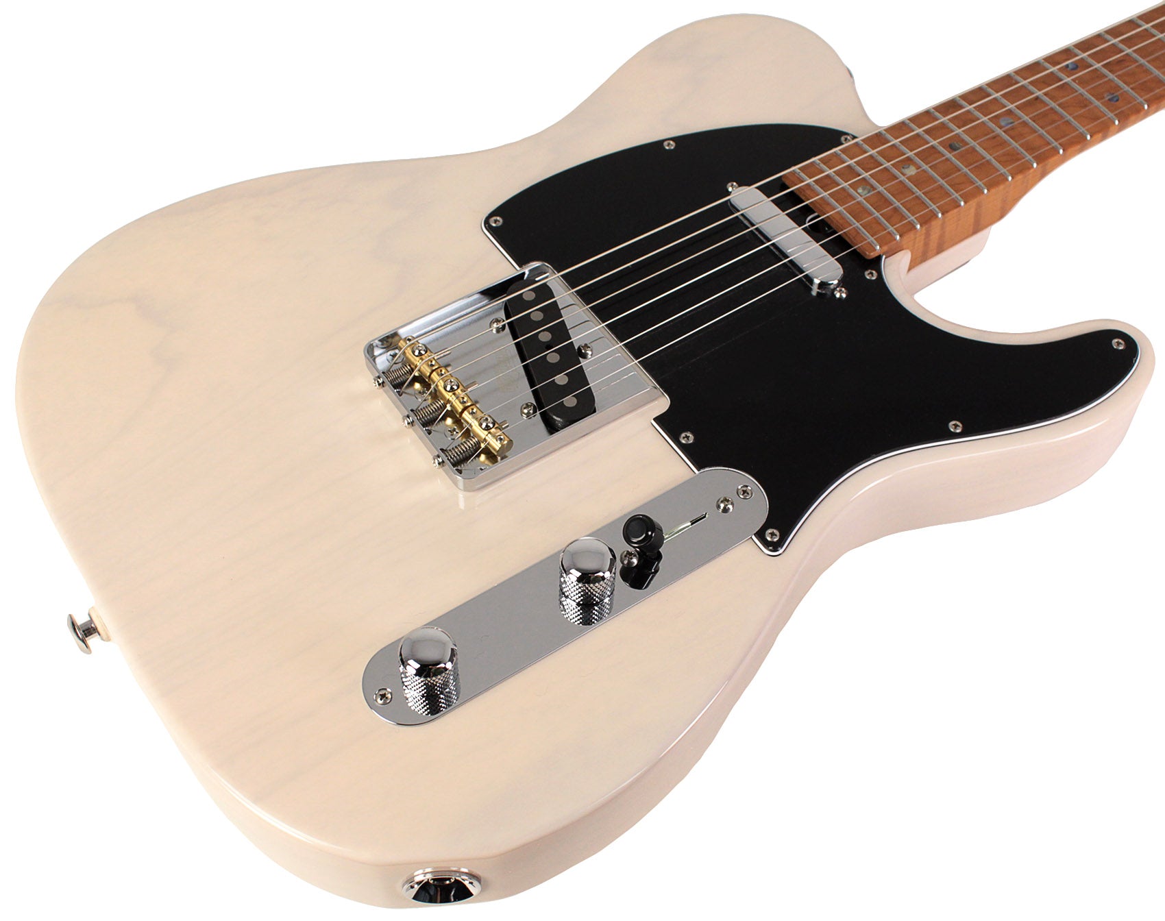 Suhr Select Classic T Roasted, Flamed, Swamp Ash, Trans White