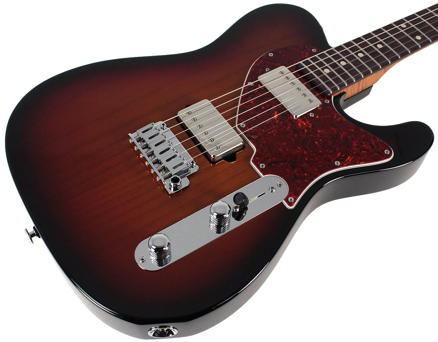 Suhr Classic T HH Roasted Select Guitar, Flamed, Rosewood, 3-Tone Burst