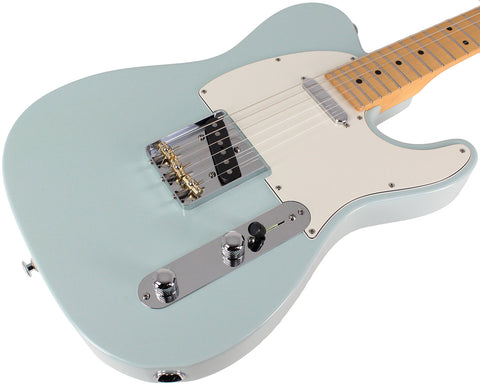 Suhr Classic T Select Guitar, Alder, Maple, Sonic Blue